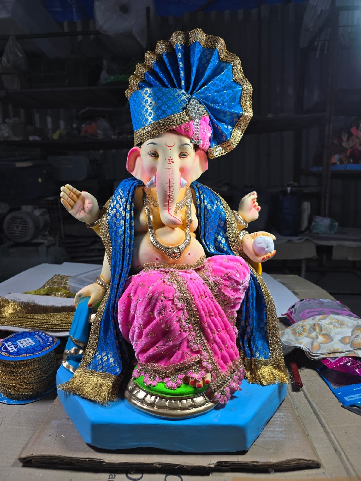 Ganesha Idol 10 (GSK-010) handcrafted Ganesha idol