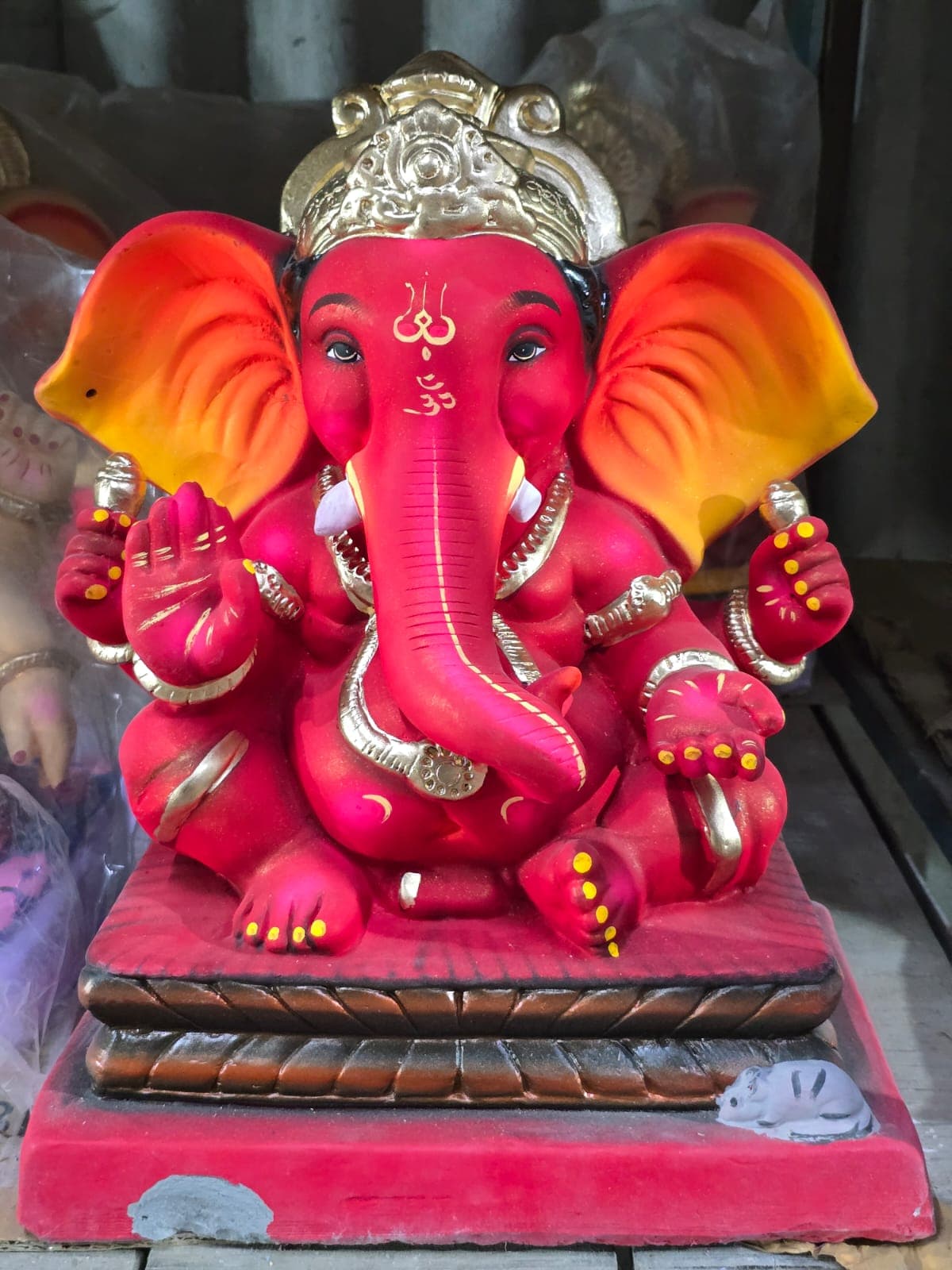Ganesha Idol 21 (GSK-021) handcrafted Ganesha idol