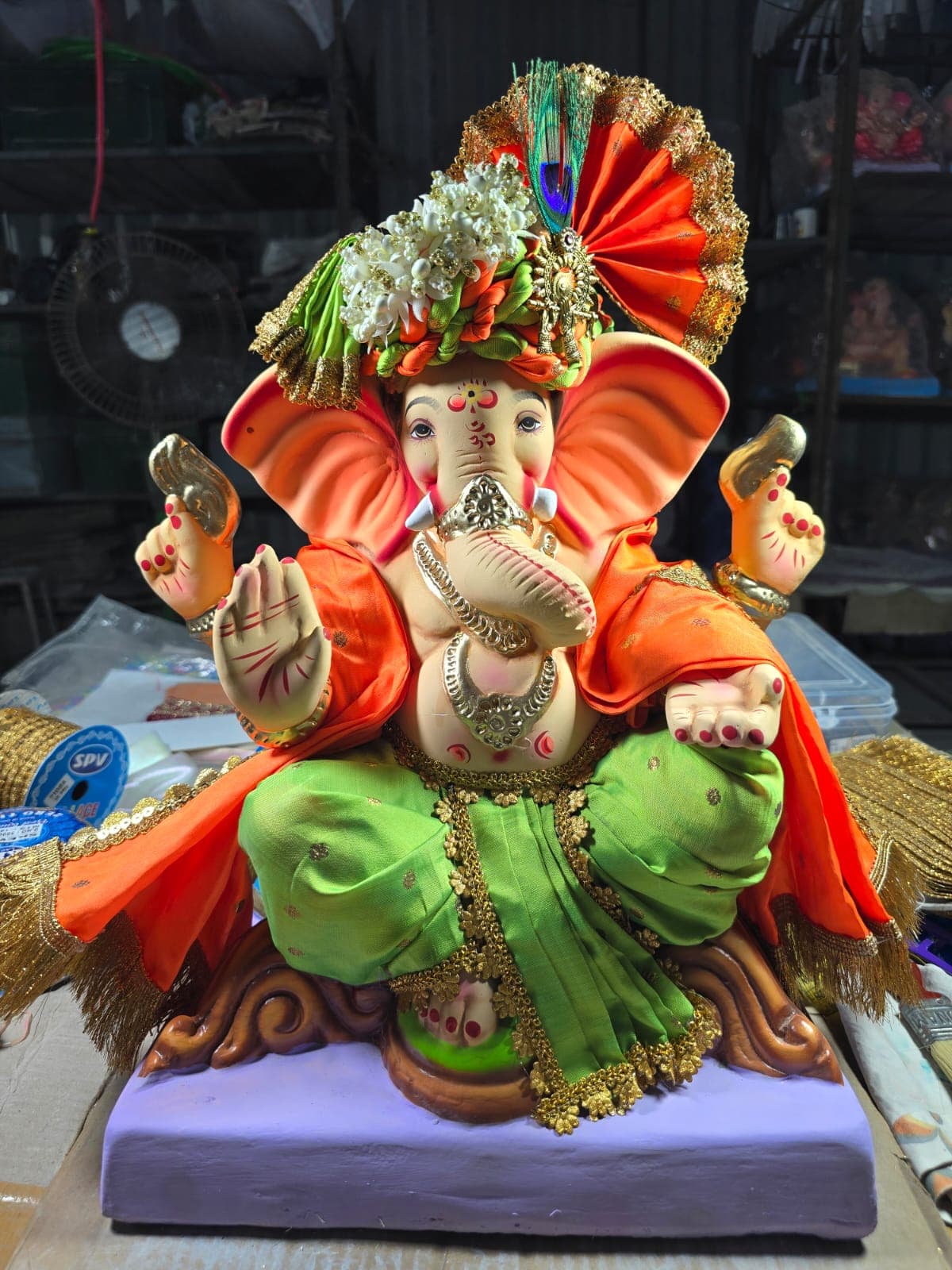 Ganesha Idol 29 (GSK-029) handcrafted Ganesha idol