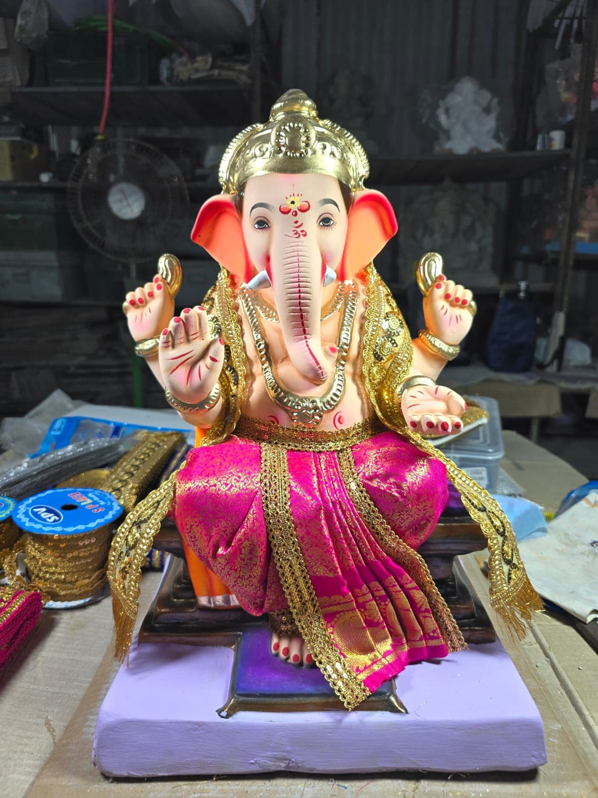Ganesha Idol 36 (GSK-036) handcrafted Ganesha idol
